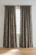 Wren Cotton Bird Print Blackout Curtain