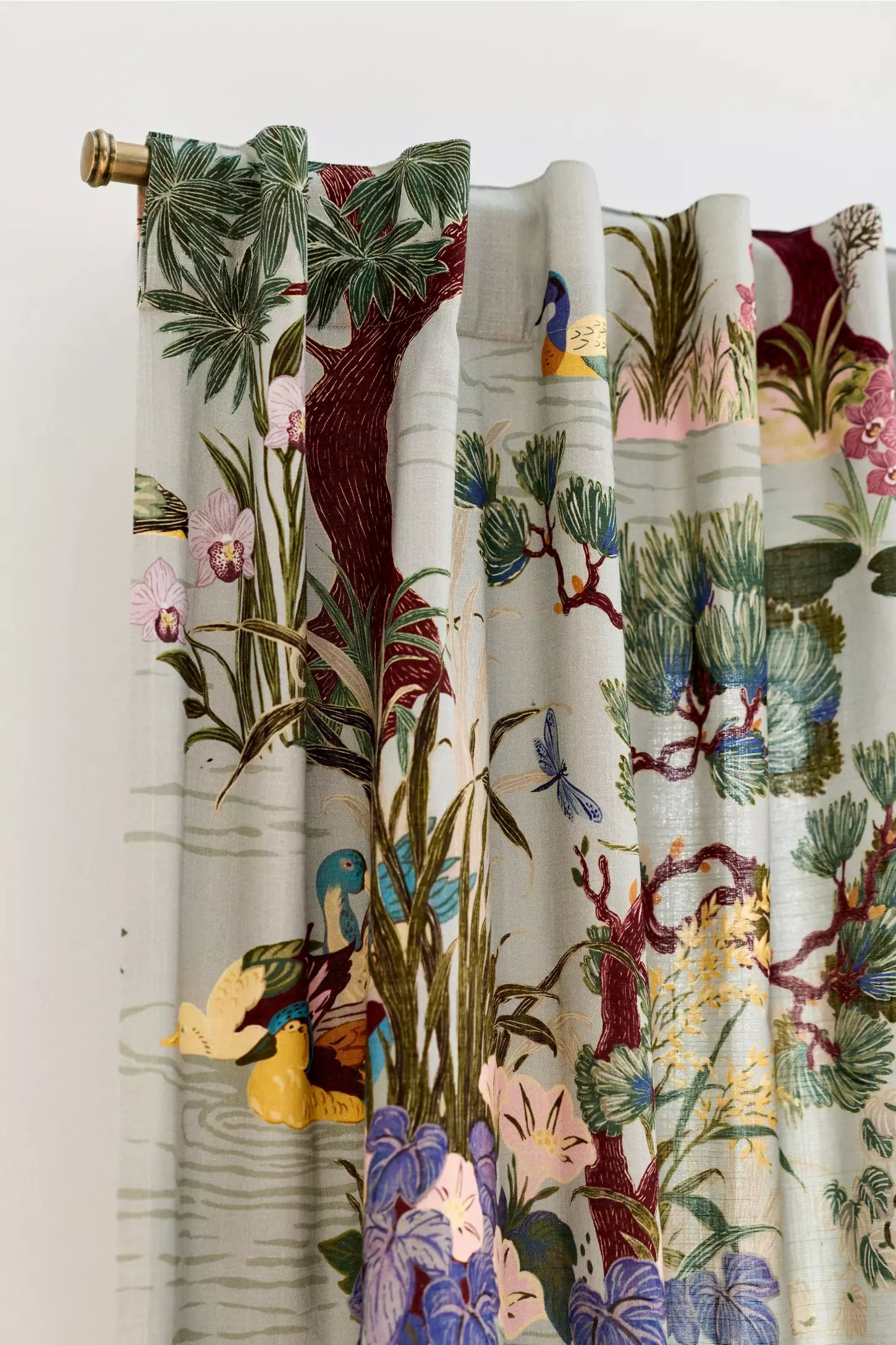 Bernadette Woven Cotton Printed Curtain