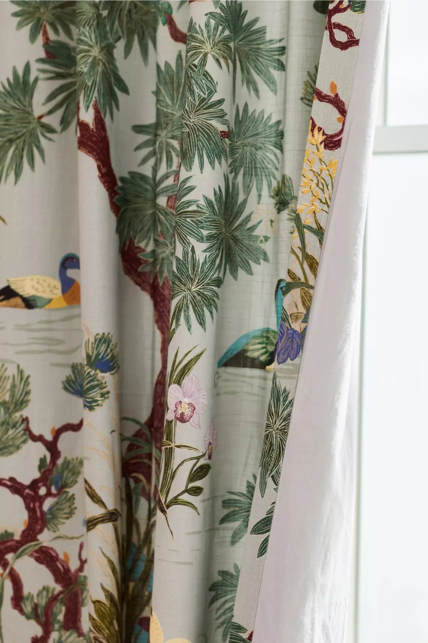 Bernadette Woven Cotton Printed Curtain