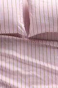 Organic Cotton Printed Sateen Sheet Set - Varied Stripe