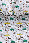 Organic Cotton Printed Sateen Sheet Set - Nyc Icons